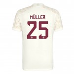 Günstige Fußballtrikots FC Bayern München Muller 25 Champions League Kinder 3rd trikot 2023-24 Kurzarm